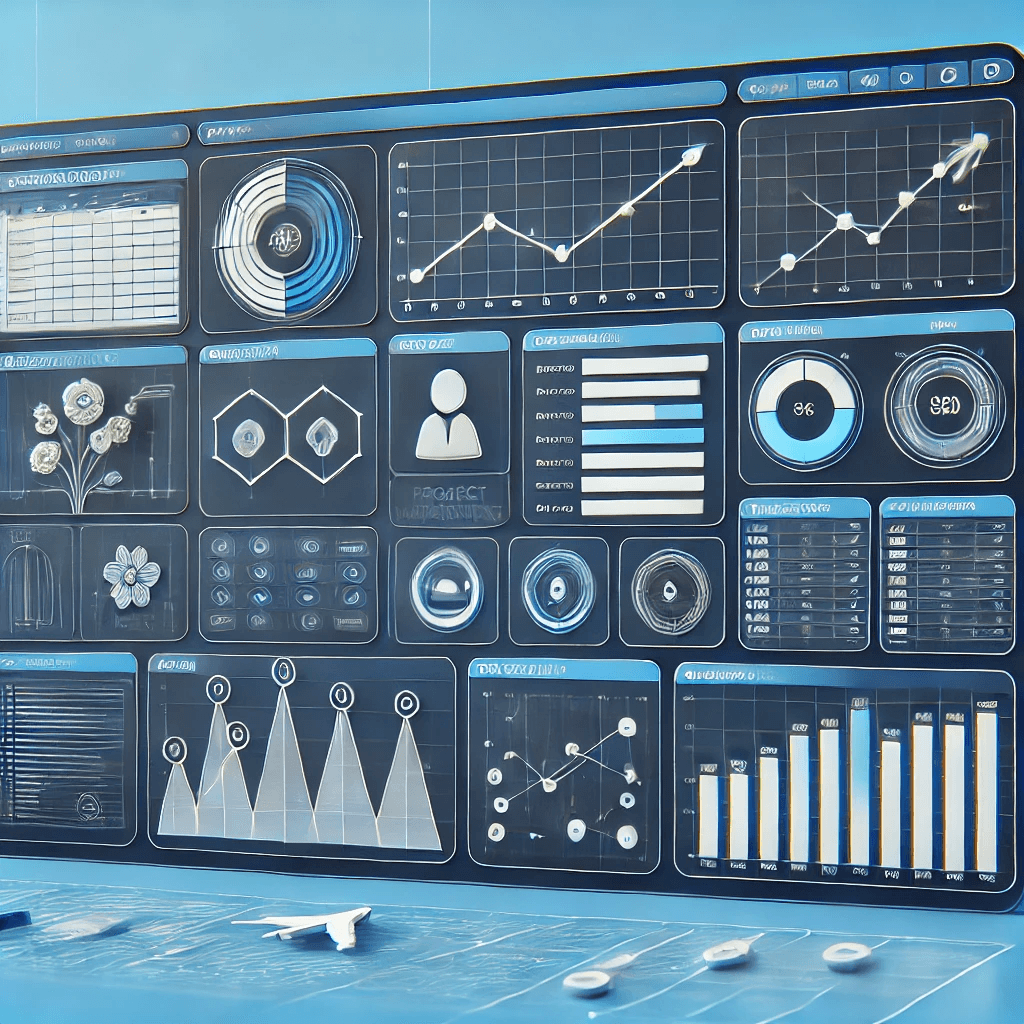 Project image for Project Management Dashboard - Built a dashboard integrating four task management...